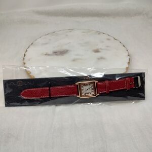 Nouveau Women's Red And Gold Watch